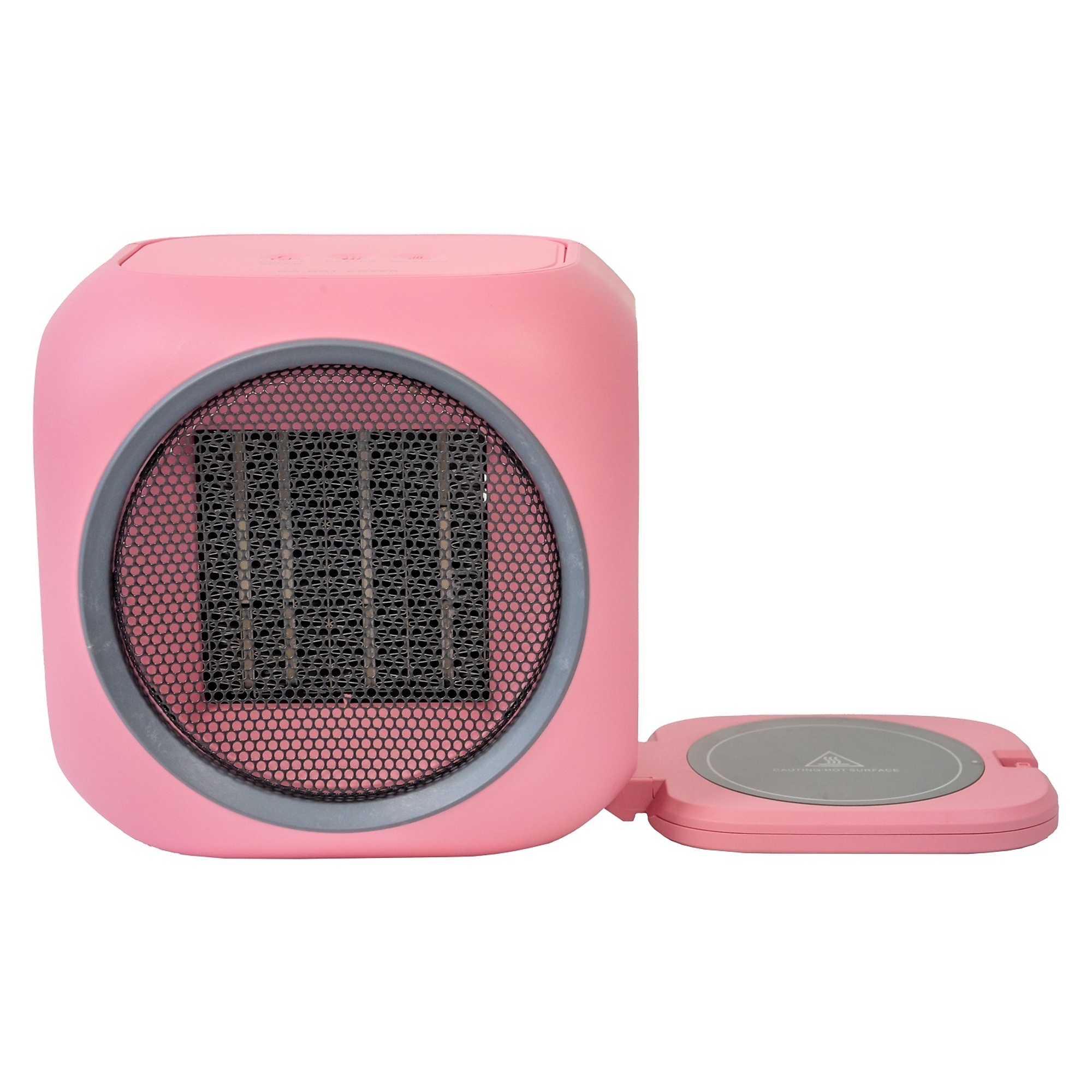 EdenDirect 2 in 1 Space Heater & Smart Mug Warmer for Desk with Thermostatic 12H Auto Shut Off for Home Office, Ideal Coffee Lover Gift (Pink)